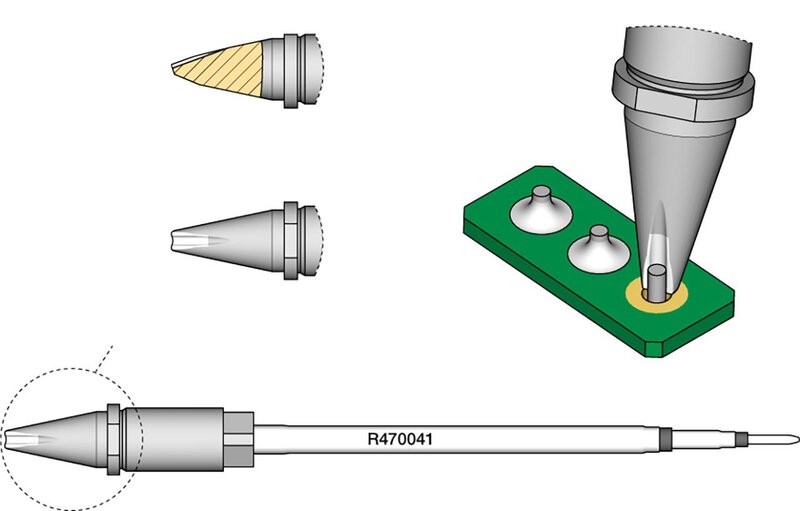 Soldering tip R470, pin connector, Ø 1.5 mm, R470041 #2