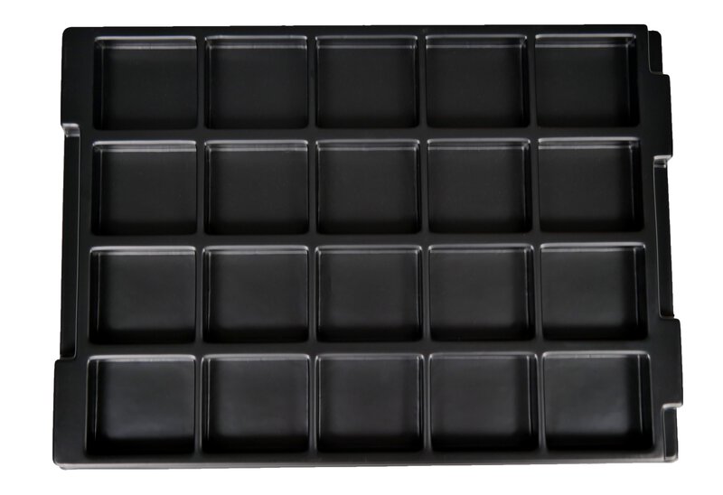 ESD insert for Euro box 1 and 2, 7 wells, 362 x 263 x 43 mm #2