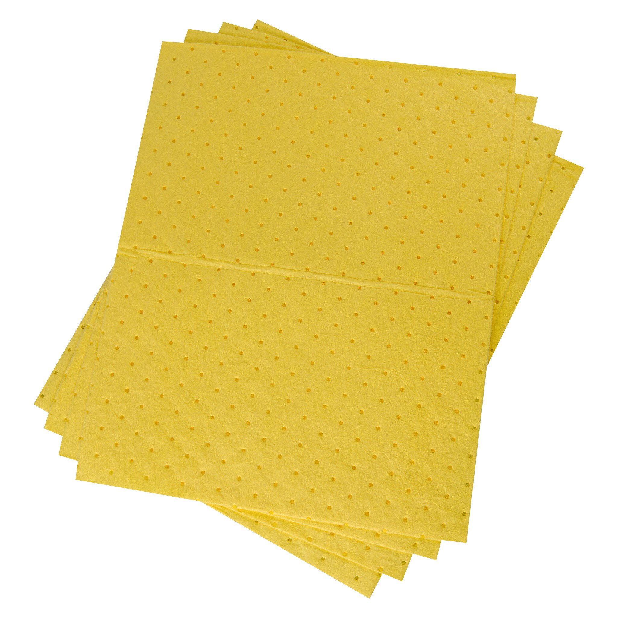 Tapis absorbants pour produits chimiques, jaune 40x50cm, classe de propreté ISO 7, 200 pièces #zoom-2