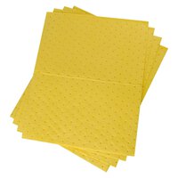 Tapis absorbants pour produits chimiques, jaune 40x50cm, classe de propreté ISO 7, 200 pièces #thumbnail-2