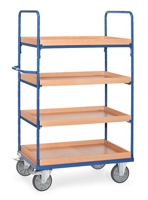 Chariot à plateaux Surface de chargement 1000 x 700 mm  #zoom-1