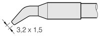 Soldeerstift beitelvormig, gebogen 3,2 x 1,5 mm, C130418 #thumbnail-1