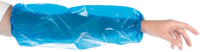 Hygostar protective sleeves EVA, blue 46x20cm, with rubber, PU: 24 pieces