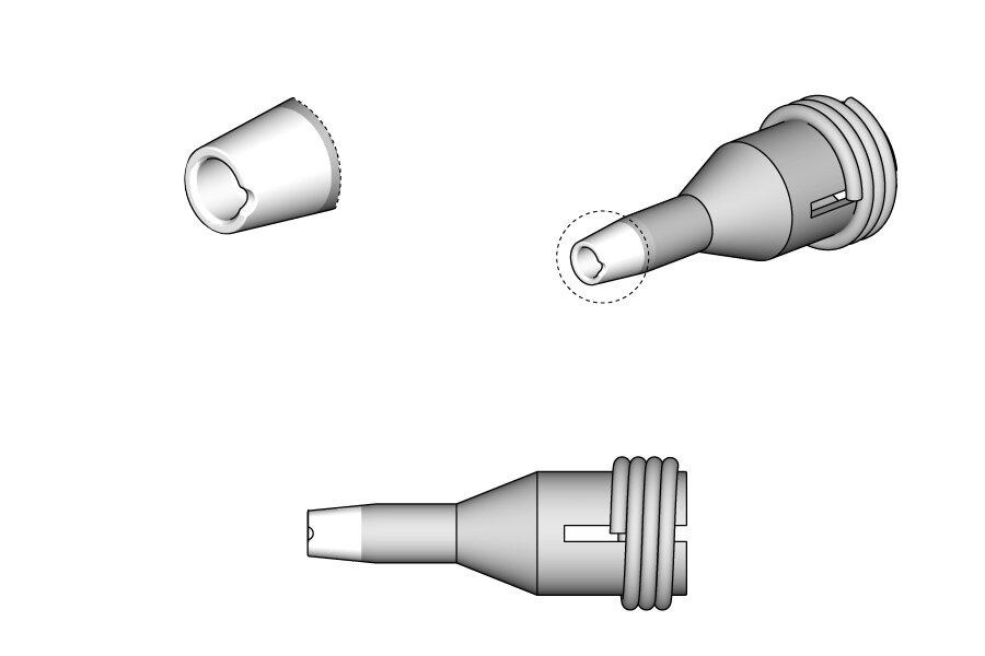 Entlötdüse für Padreinigung, D: 1,2 mm, C360014 #zoom-2