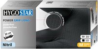 Hygostar gant nitrile POWER GRIP LONG, noir, taille L, non poudré, 30cm #thumbnail-2