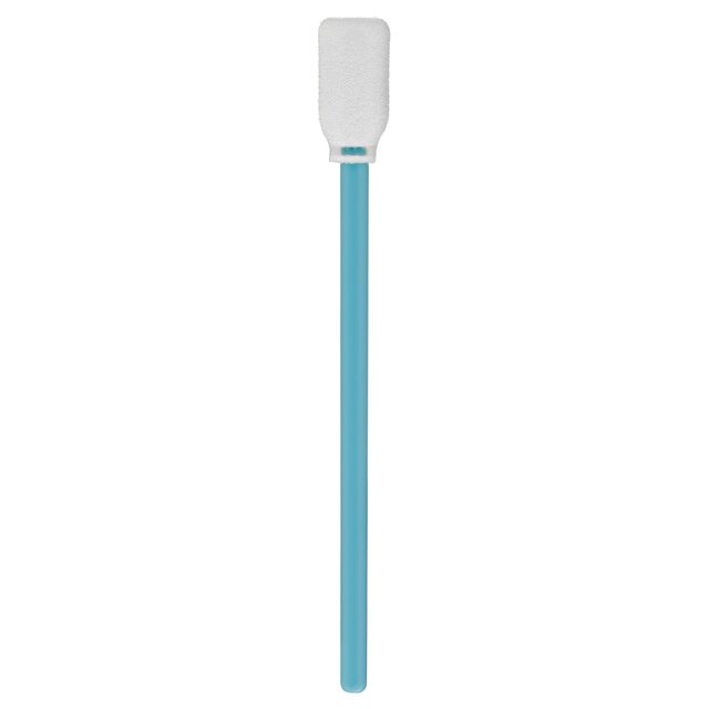 Cleanroom swab Swab, 124 mm, large surface, foam, cleanroom class ISO 8, 100 pieces