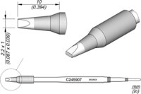 punta di saldatura a forma di scalpello, 2,2 x 1 mm #thumbnail-1