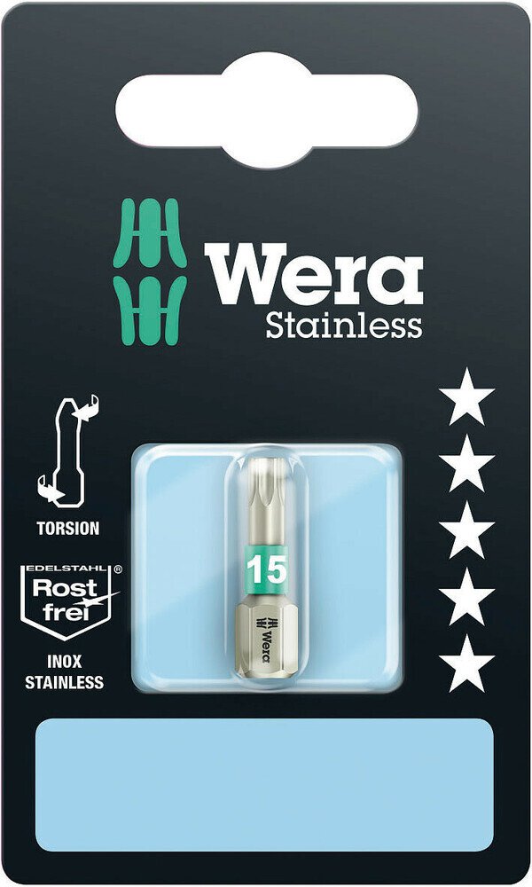 TORX®-Bit, Edelstahl, TX 15 x 25 mm #zoom-1