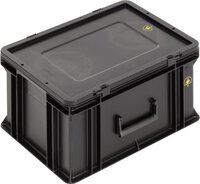 ESD case BL, black, 400 x 300 x 221 mm #thumbnail-1