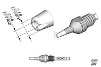 Entlötspitze für Pad-Reinigung, Ø 0,8 mm, S1, D530012 #thumbnail-1