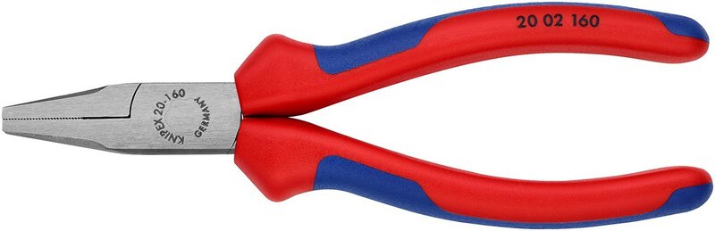 Flachzange, schwarz atramentiert, 160 mm #2