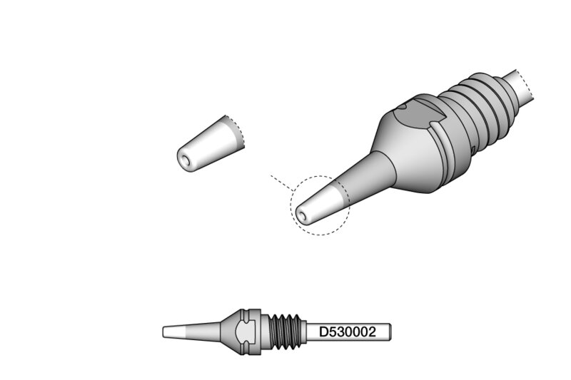 Entlötspitze für Pin, Ø 0,8 mm, HT S1, D530002 #2