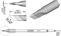 Lötspitze messerförmig, 6 x 0,4 mm, C245939 #thumbnail-1