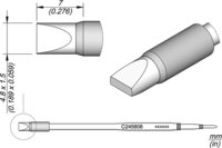 Lötspitze meißelförmig, 4,8 x 1,5 mm, C245808 #thumbnail-1
