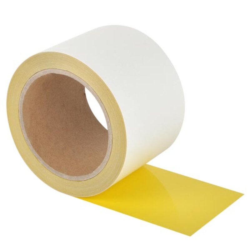 WT-5229 Nastro segnaletico per pavimenti in PET giallo 75 mm x 15 m