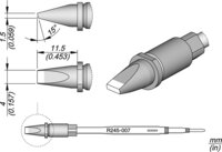 Soldering tip R245, chisel, 4 x 1.5mm, R245007 #thumbnail-1