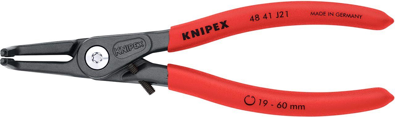 Precision circlip pliers for inner rings in bores, gray atramentized, 165 mm #zoom-3
