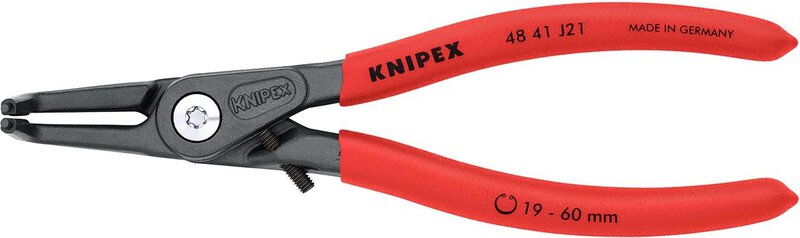 Precision circlip pliers for inner rings in bores, gray atramentized, 165 mm #3