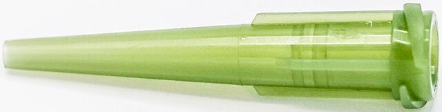 Dosiernadel, konisch, Gauge 14, oliv, spitzenform konisch