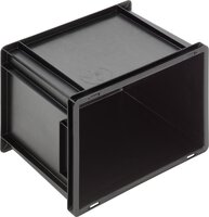 Bac ESD New Box NB MC, poignées, noir, 400 x 300 x 320 mm #thumbnail-3