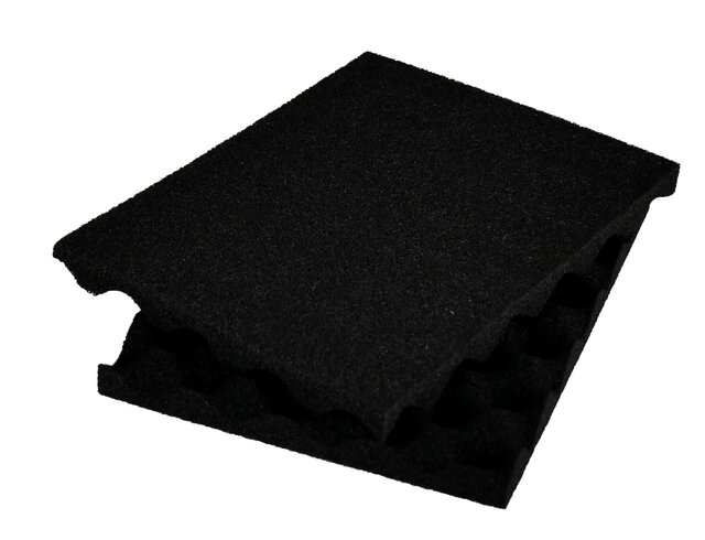 Kit de mousse alvéolée pour mallette ESD K2005 ESD, noir