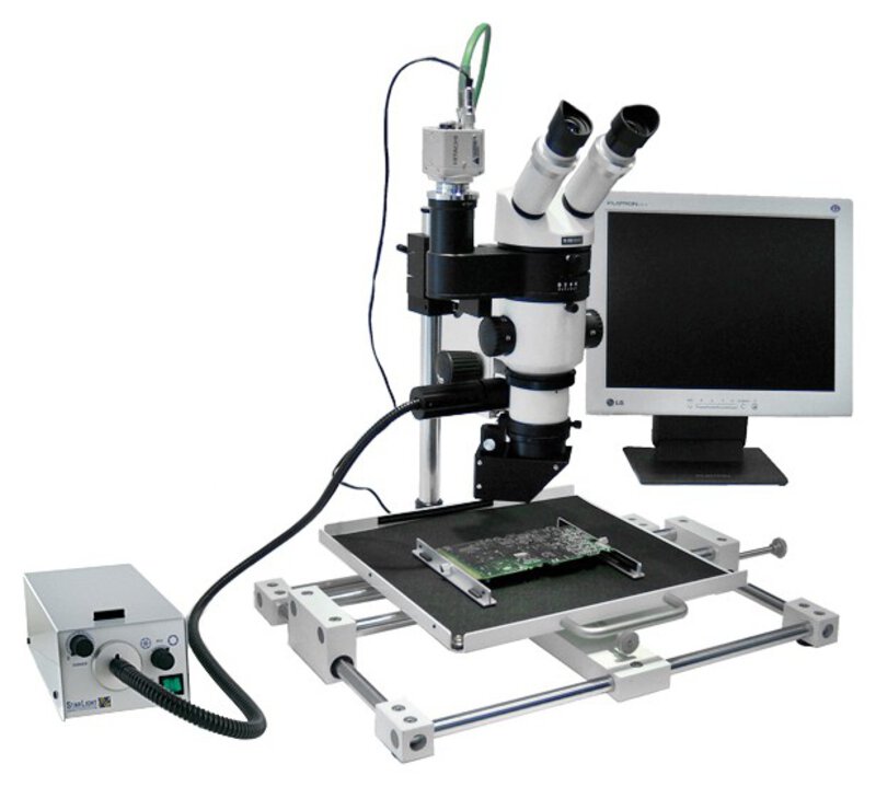 Appareil d’inspection MICRO-300 CamPC-B, avec table de déplacement