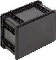 ESD case BL, black, 400 x 300 x 221 mm #thumbnail-2