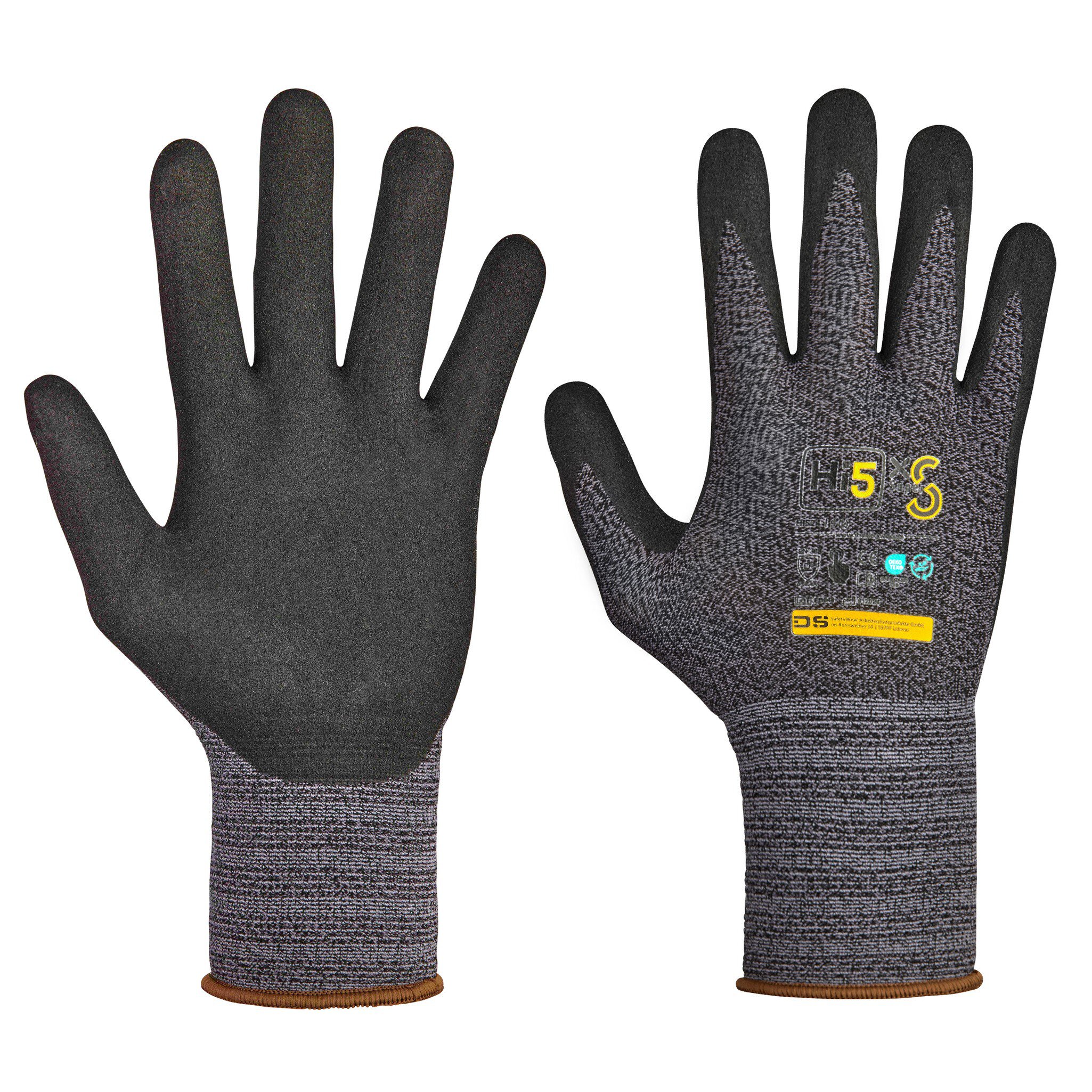 Rękawice Hi5 X Super S 4131X, czarne #zoom-2