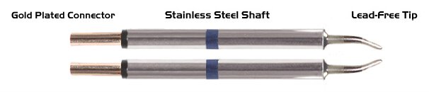 Pinzetten-Paar, große Reichweite Chisel 60° 1,78mm (0,07") #zoom-1
