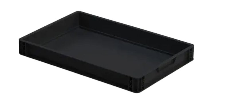 ESD-Polypropylenbehälter, schwarz