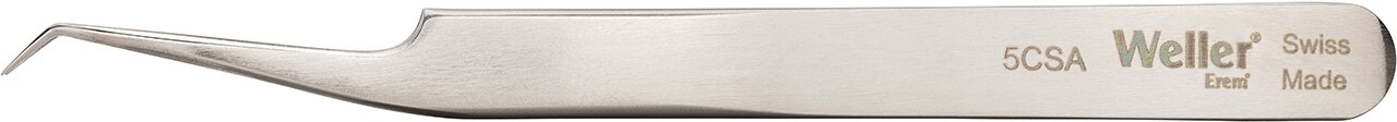 Weller Erem 5CSA Precision Tweezers, Curved 30° Relieved Pecial Stainless Steel Nonmagnetic  Non-Rusting  Acid-Proof Heat-Resistant #zoom-3
