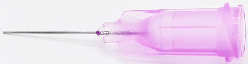 Dosiernadel 0,5", gerade, Gauge 30, lavendel, spitzenform gerade