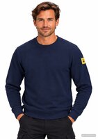 ESD Sweatshirt, Rundhals, marine blau, L, Comfort-Fit #thumbnail-2