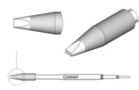 Soldeerstift beitelvormig, 2,2 x 1 mm HT, C245407 #thumbnail-2