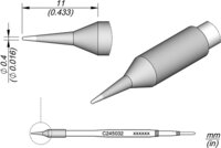Lötspitze konisch, D: 0,4 mm, C245032 #thumbnail-1