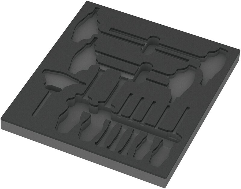 Schaumstoffeinlage Hex Schraubendreher Set 1, ohne Werkzeug, 344 x 30 x 392 mm #1