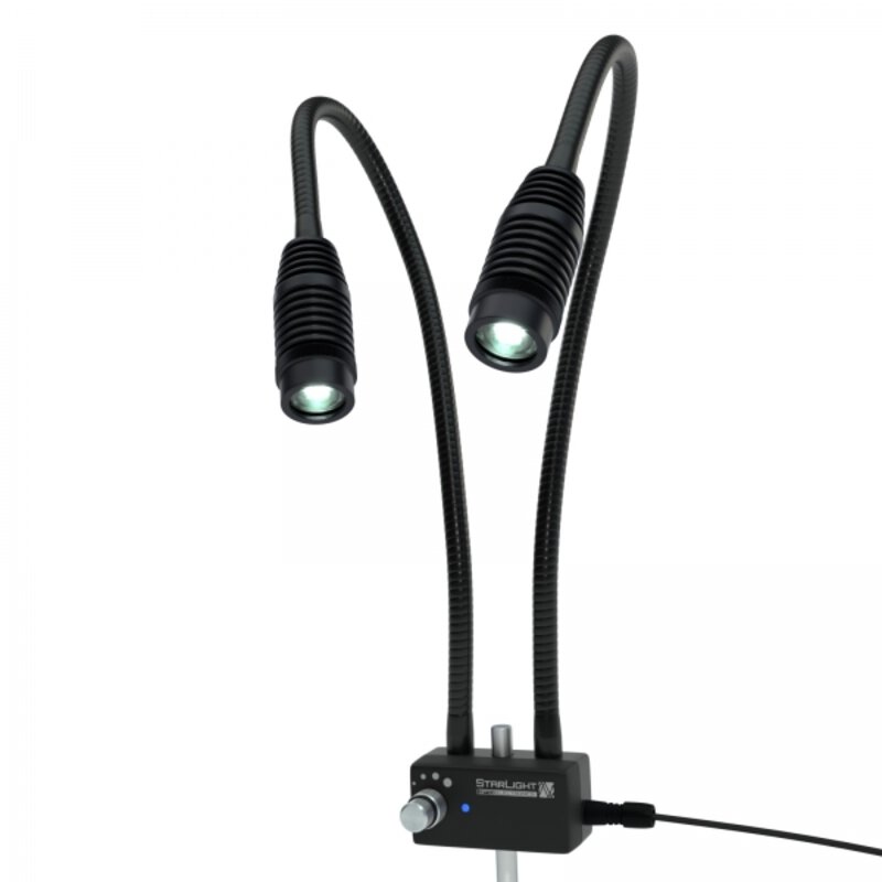LED-Auflichtleuchte IL3, mit Schutzglas, 2-armig, Armlänge 450 mm #1