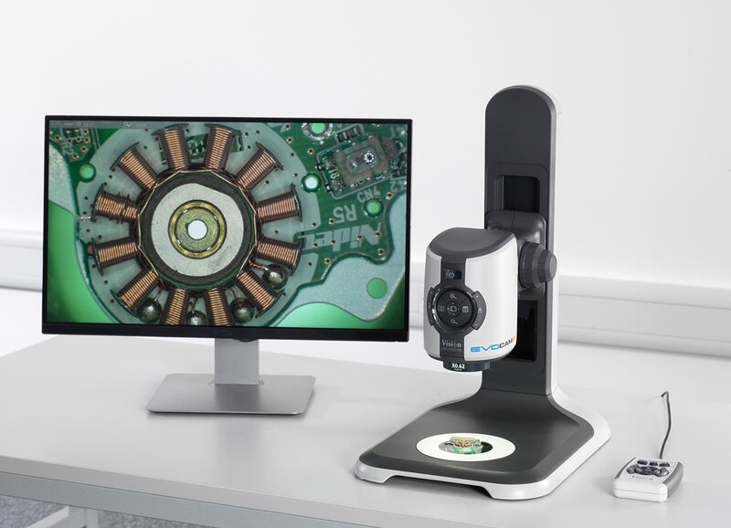 EVO CAM II Digitalmikroskop ECO2503 mit 360° Optik und Ergo Stativ