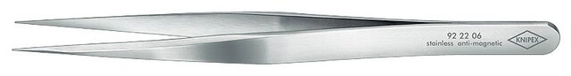 Präzisionspinzette, spitz, gerade, 115 mm