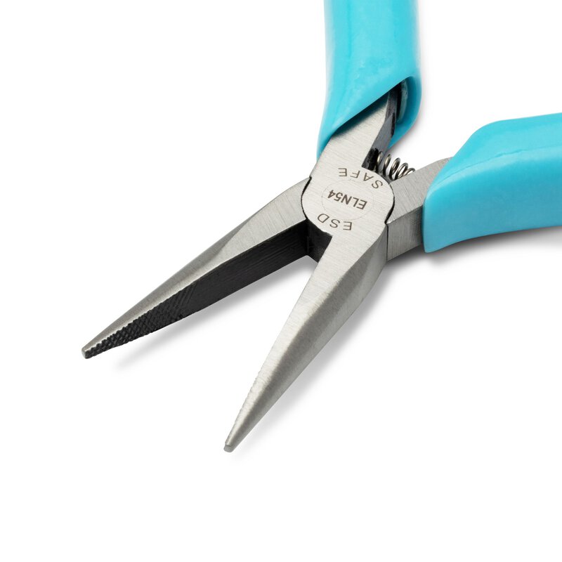 Weller Xcelite 6-1/2" ESD-sichere gezahnte Backen Dünne Lang -Spitzzange #2