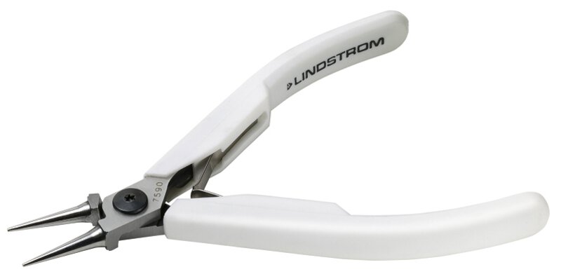 Round nose pliers, Supreme series, 120 mm, antistatic, pointed/fine