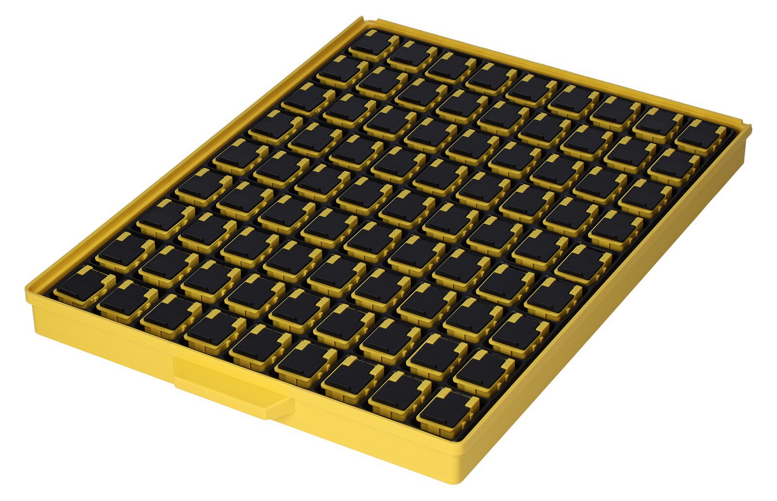 SMD drawer 340/22 incl. 81x SMD box N1 with ESD cover and TZ insert, yellow/black #zoom-1