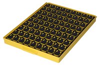 SMD drawer 340/22 incl. 81x SMD box N1 with ESD cover and TZ insert, yellow/black #thumbnail-1
