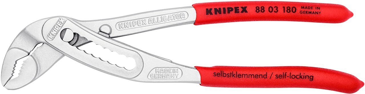 Pince à pompe à eau Alligator®, chromée, 180 mm #zoom-3