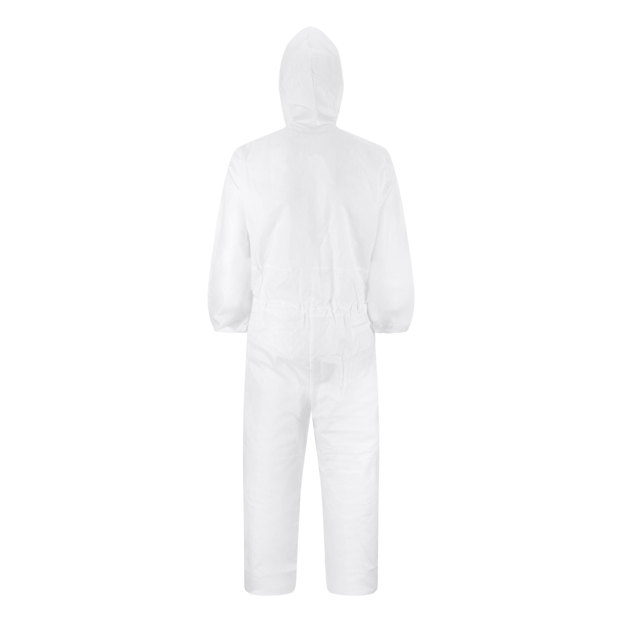 Herbruikbare schildersoverall, 100% polyester, wit #zoom-2