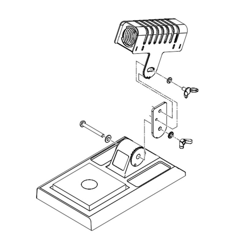 Ablageständer für HAKKO Entlötpumpe FR 300 / FR 301 / 808 #2