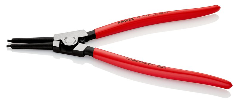 Sicherungsringzange für Außenringe auf Wellen mit Kunststoff überzogen, schwarz atramentiert, 320 mm (SB-Karte/Blister) #1