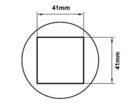 Heteluchtfilter HTN-B4141, 41x41 mm #thumbnail-2