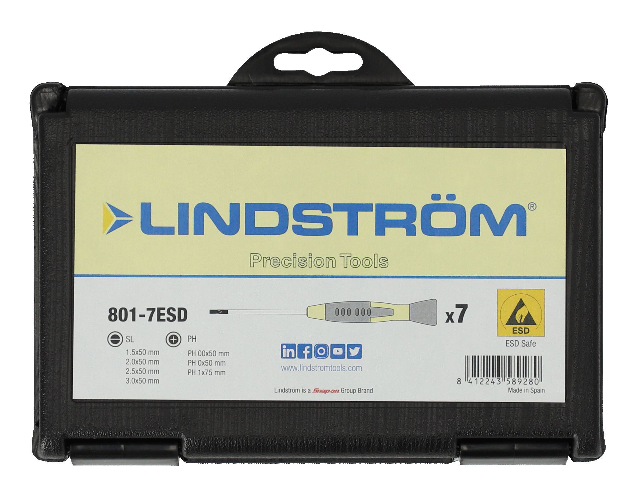 ESD precision screwdriver set, 7-piece #zoom-3
