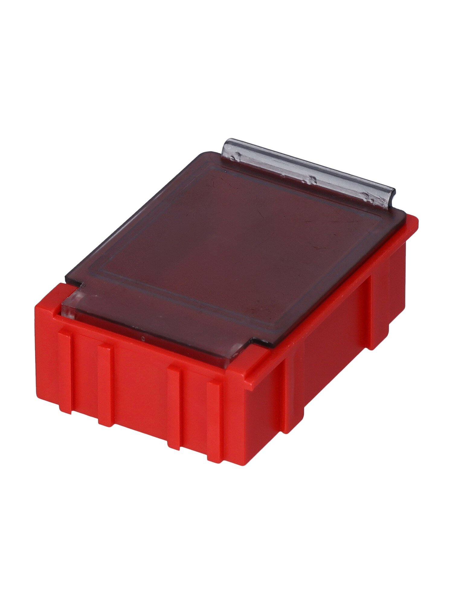 Boîte CMS ESD N3, 41 x 37 x 15 mm, rouge/transparent métallisé #zoom-3